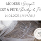 Ella ~ Personalised Embroidered Veil